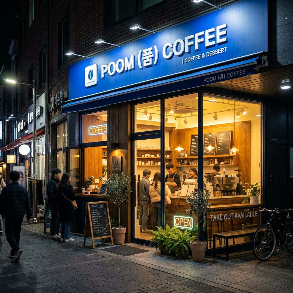 매장 외관 콘셉트