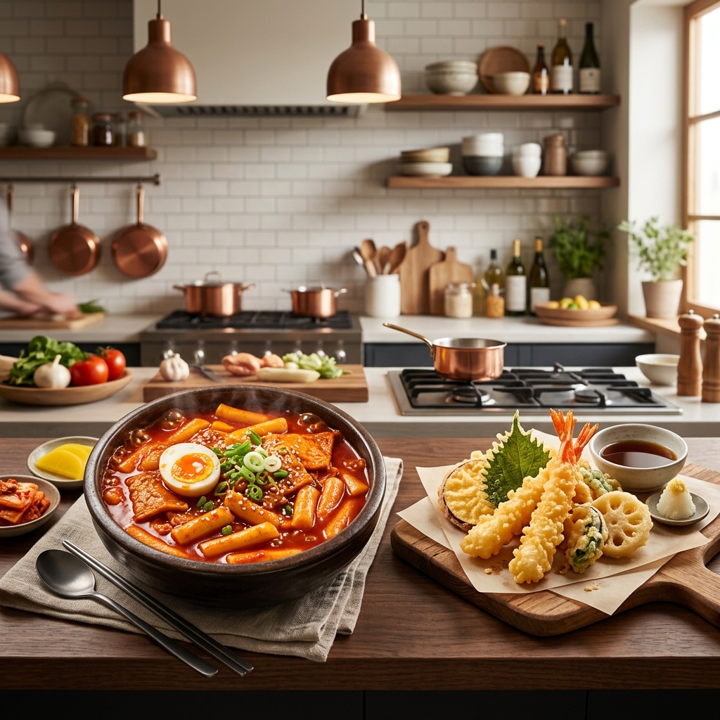 홍떡방 맛있는 분식 조리